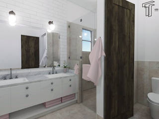 JPB, TAMEN arquitectura TAMEN arquitectura 現代浴室設計點子、靈感&圖片
