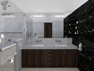 JPB, TAMEN arquitectura TAMEN arquitectura 現代浴室設計點子、靈感&圖片