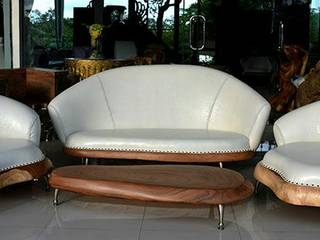 set sofá vintaje , comprar en bali comprar en bali Mediterranean style living room Solid Wood White