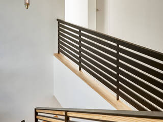 파주헤이리 Y HOUSE, 디자인사무실 디자인사무실 Modern corridor, hallway & stairs