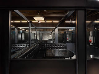 FULL-METAL bar, 디자인사무실 디자인사무실 industrial style corridor, hallway & stairs.