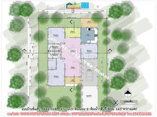 แบบบ้านชั้นเดียว HPI-01B, แบบแปลนบ้านสำเร็จรูป แบบแปลนบ้านสำเร็จรูป