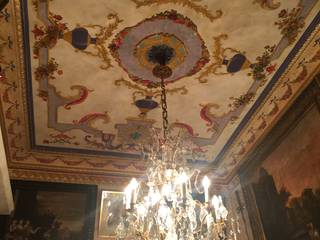 Потолок в коридоре замка 17 века во Франции, CreativeXL CreativeXL Koridor & Tangga Klasik Beton