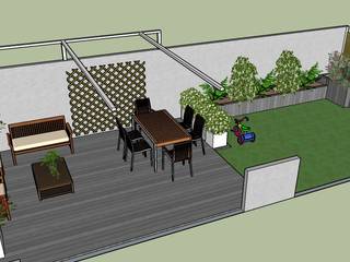 Proyecto de patio moderno, La Patioteca La Patioteca Jardines modernos