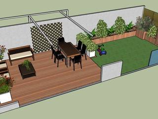 Proyecto de patio moderno, La Patioteca La Patioteca Jardines mediterráneos