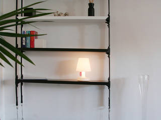 Slacklining Bookcase, CPstudio46 CPstudio46 Modern living room