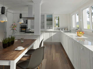 LINEA VINTAGE, Escala Veinte Escala Veinte Classic style kitchen Wood Wood effect