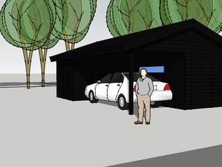 Bouw garage met carport te Ubbergen, LAB_A architectuur LAB_A architectuur