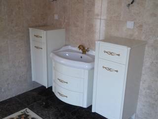 BANYO DOLABI, sezgin inşaat-mobilya sezgin inşaat-mobilya Country style bathroom Wood Wood effect
