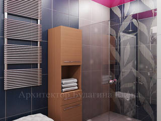 Ванная комната, Архитектурное Бюро "Капитель" Архитектурное Бюро 'Капитель' Baños de estilo minimalista