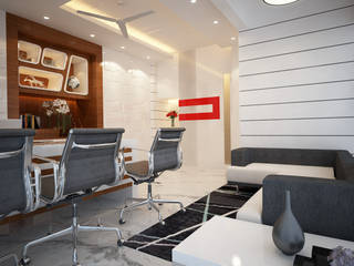 Office Interior, spacefusion spacefusion مكتب عمل أو دراسة