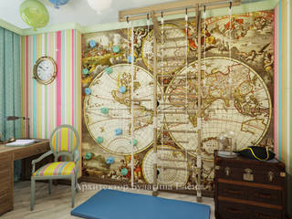 Детская комната, Архитектурное Бюро "Капитель" Архитектурное Бюро 'Капитель' Dormitorios infantiles de estilo clásico