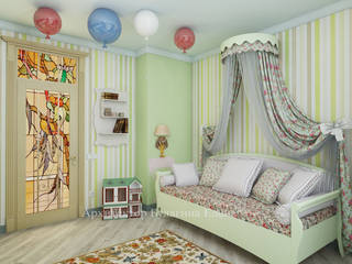Детская комната, Архитектурное Бюро "Капитель" Архитектурное Бюро 'Капитель' Детская комнатa в классическом стиле