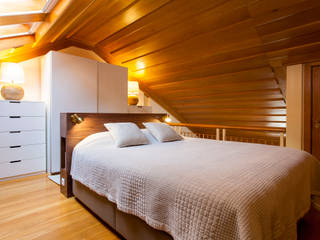 Apartamento - Pátio Bagatella, Lisboa, Traço Magenta - Design de Interiores Traço Magenta - Design de Interiores Cuartos de estilo moderno Beige
