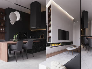 Paris Kitchen, GN İÇ MİMARLIK OFİSİ GN İÇ MİMARLIK OFİSİ Interior garden Wood Wood effect