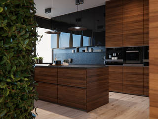 Mutfak / Kitchen, GN İÇ MİMARLIK OFİSİ GN İÇ MİMARLIK OFİSİ Jardim interior Madeira Acabamento em madeira