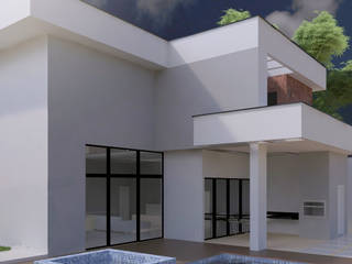 Residência J|E, A&B Arquitetura A&B Arquitetura Modern houses Iron/Steel