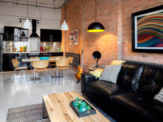 Britannia Row Modern living room by Orchestrate Design and Build Ltd. Modern