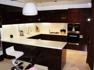 Кухня глянец, URBAN wood URBAN wood Modern Kitchen Solid Wood Multicolored