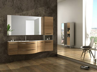 Round, krayms A&D - Fa&Fra krayms A&D - Fa&Fra Modern style bathrooms Wood Wood effect