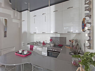 Modern Living su Misura: arredamento completo per cucina e camera matrimoniale design, Semprelegno Semprelegno Modern kitchen