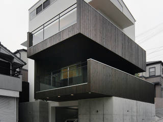 haus-kuro, 一級建築士事務所haus 一級建築士事務所haus Casas escandinavas Madeira Efeito de madeira