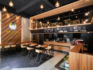 輕工業風粗獷色調，為自然纖活美食提味-左先生的西式廚房, 青瓷設計工程有限公司 青瓷設計工程有限公司 Industrial style dining room