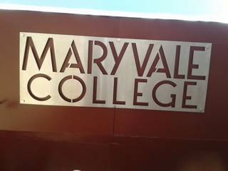 Steel Cut out signage with rear lighting for Maryvale college, Medalist Medalist Modern houses Iron/Steel