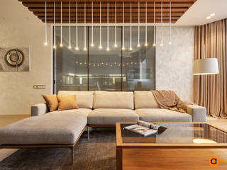 Атмосферный минимализм, Artichok Design Artichok Design Minimalist living room Wood Wood effect