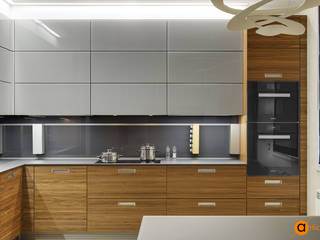 Атмосферный минимализм, Artichok Design Artichok Design Minimalist kitchen Wood Wood effect