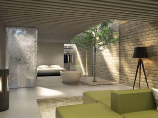 The Ark, Studio, design storey design storey Salas de estar modernas