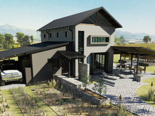 Holiday home for weekend rentals, Edge Design Studio Architects Edge Design Studio Architects Casas de estilo rural