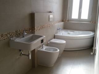Appartamento privato Torino, Argeo S.r.l. Argeo S.r.l. Ванна кімната Плитки Бежевий