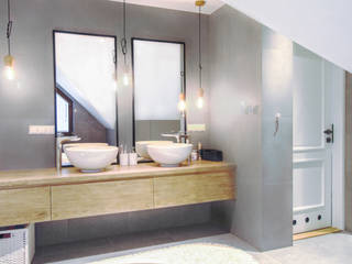 PATCHWORKOWA ŁAZIENKA, MOTHI.form MOTHI.form Scandinavian style bathroom Concrete