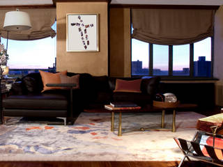 Upper East Side Apartment, Joe Ginsberg Design Joe Ginsberg Design Living room Amber/Gold