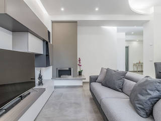 Ristrutturazione appartamento Roma, Bufalotta, Facile Ristrutturare Facile Ristrutturare Modern living room
