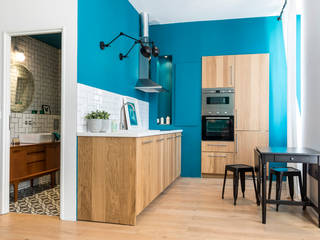 Blue Velvet, Insides Insides Ausgefallene Küchen Holz Blau