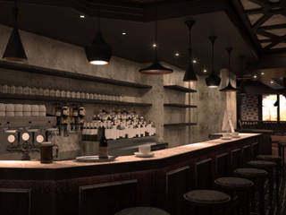 Bar, pub, GMV Graph - Studio Tecnico di geom. Marco Luca Villa GMV Graph - Studio Tecnico di geom. Marco Luca Villa Commercial spaces