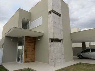Residencia Reserva da Serra, Habitat arquitetura Habitat arquitetura Modern Evler Seramik Gri