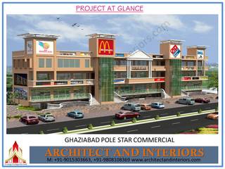 Ghaziabad Pole Star commercial , Absolute Architect and Interiors Absolute Architect and Interiors مساحات تجارية