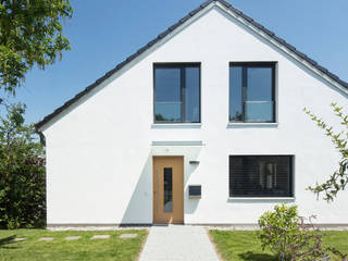 EFH H-K., brack architekten brack architekten Modern houses Wood Wood effect