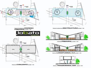 Ingreso CBTis 70, Lobato Arquitectura Lobato Arquitectura