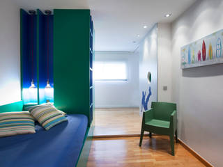 Casa unifamiliar en el Grao de Castellon, Gemmalo arquitectura interior Gemmalo arquitectura interior Dormitorios infantiles de estilo moderno