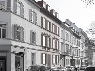 Umbau denkmalgeschütztes Stadthaus, Wiesbaden , Hga Hga Rumah Minimalis