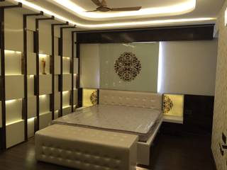 MR. NANDESH KATTA'S RESIDENCE, H A S Interior design studio H A S Interior design studio Bedroom MDF