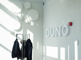 DUNO showroom, msplus architettura msplus architettura Gewerbeflächen Eisen/Stahl Weiß