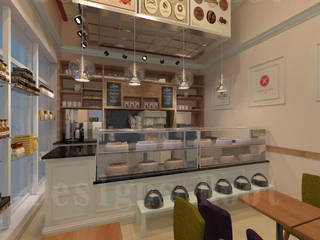 ​modren interior designs bakery shop, Designs Root Designs Root Commercial spaces Bricks