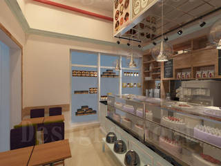​modren interior designs bakery shop, Designs Root Designs Root Commercial spaces Bricks