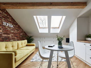 Sophia Apartment, BLACKHAUS BLACKHAUS Scandinavian style living room