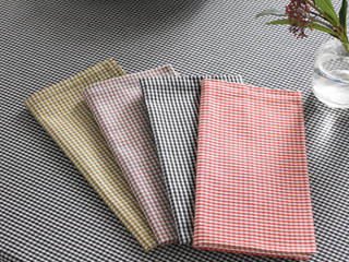 GINGHAM TABLE LINEN King of Cotton Modern Dining Room Accessories & decoration